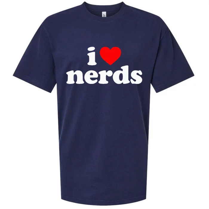 I Love Nerds Sueded Cloud Jersey T-Shirt