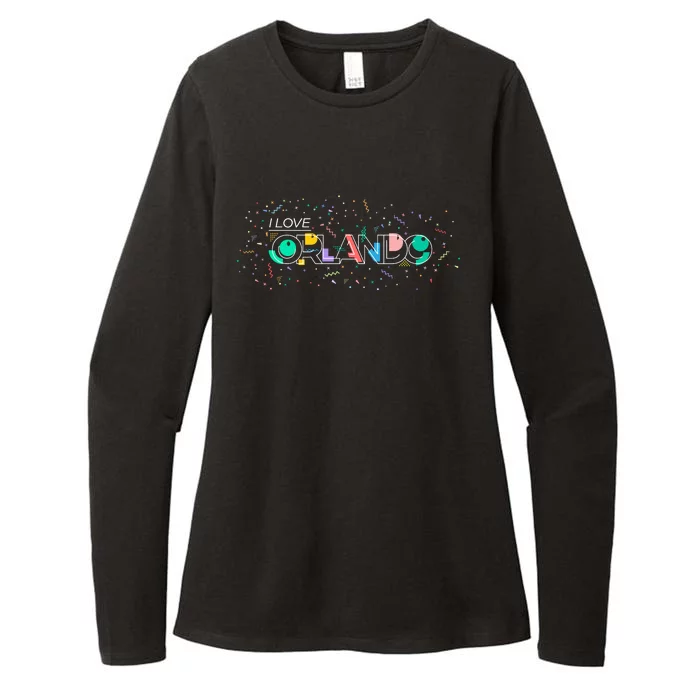 I Love Orlando Party Logo Womens CVC Long Sleeve Shirt