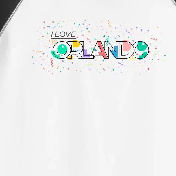 I Love Orlando Party Logo Toddler Fine Jersey T-Shirt