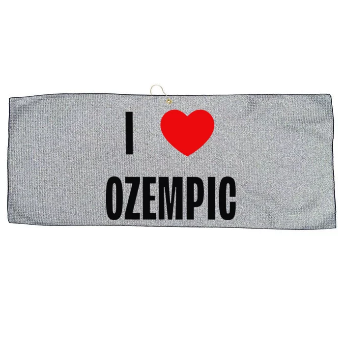 I Love Ozempic Large Microfiber Waffle Golf Towel