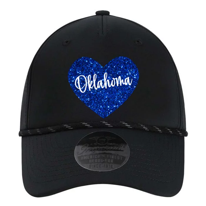 I Love Oklahoma Usa Heart Gift Performance The Dyno Cap