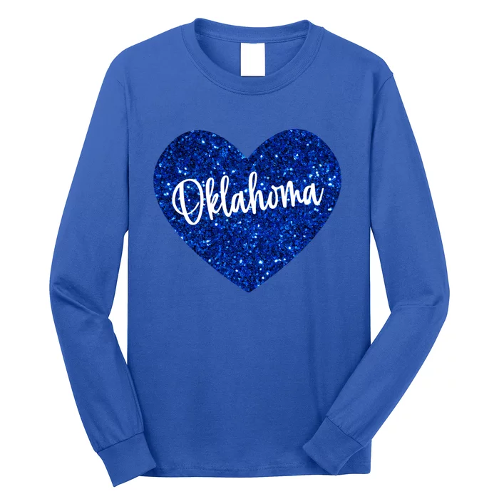 I Love Oklahoma Usa Heart Gift Long Sleeve Shirt