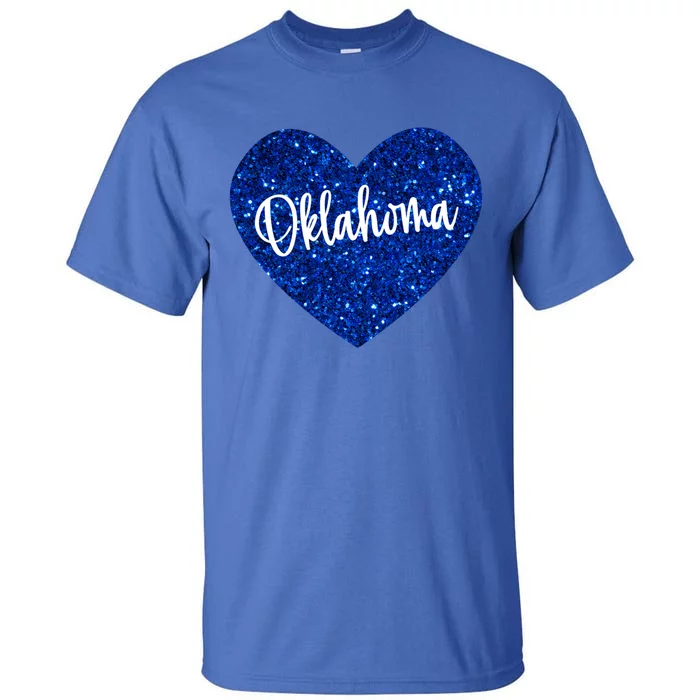 I Love Oklahoma Usa Heart Gift Tall T-Shirt