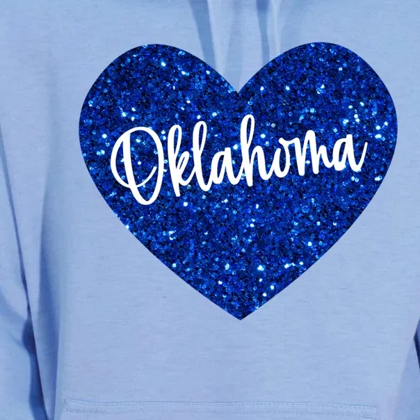 I Love Oklahoma Usa Heart Gift Unisex Surf Hoodie