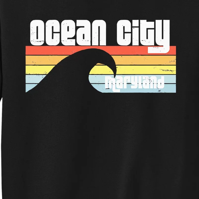 I Love Ocean City Maryland Md Spring Break Beach Ocean Wave Sweatshirt