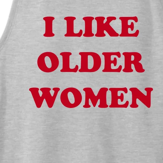 I Like Older Women Ladies Tri-Blend Wicking Tank