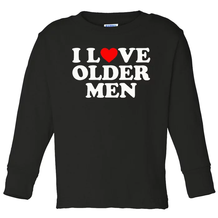 I Love Older Toddler Long Sleeve Shirt