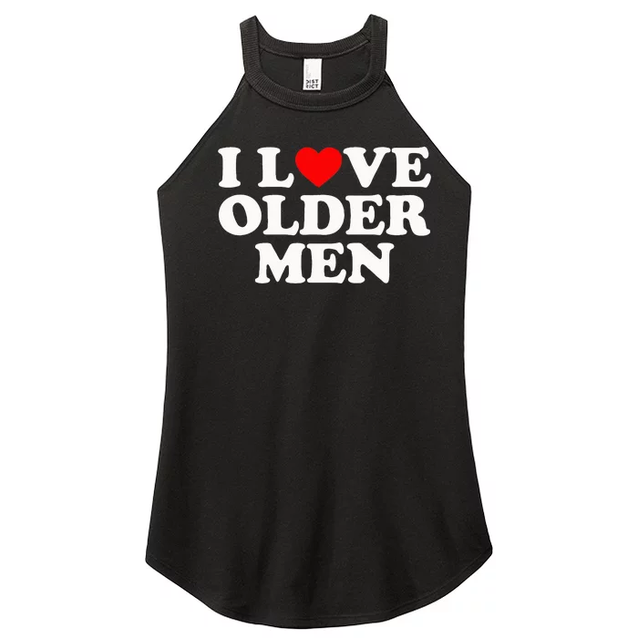 I Love Older Women’s Perfect Tri Rocker Tank