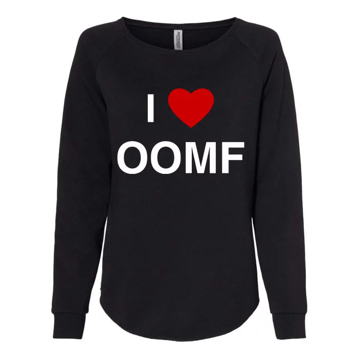 I Love Oomf Womens California Wash Sweatshirt