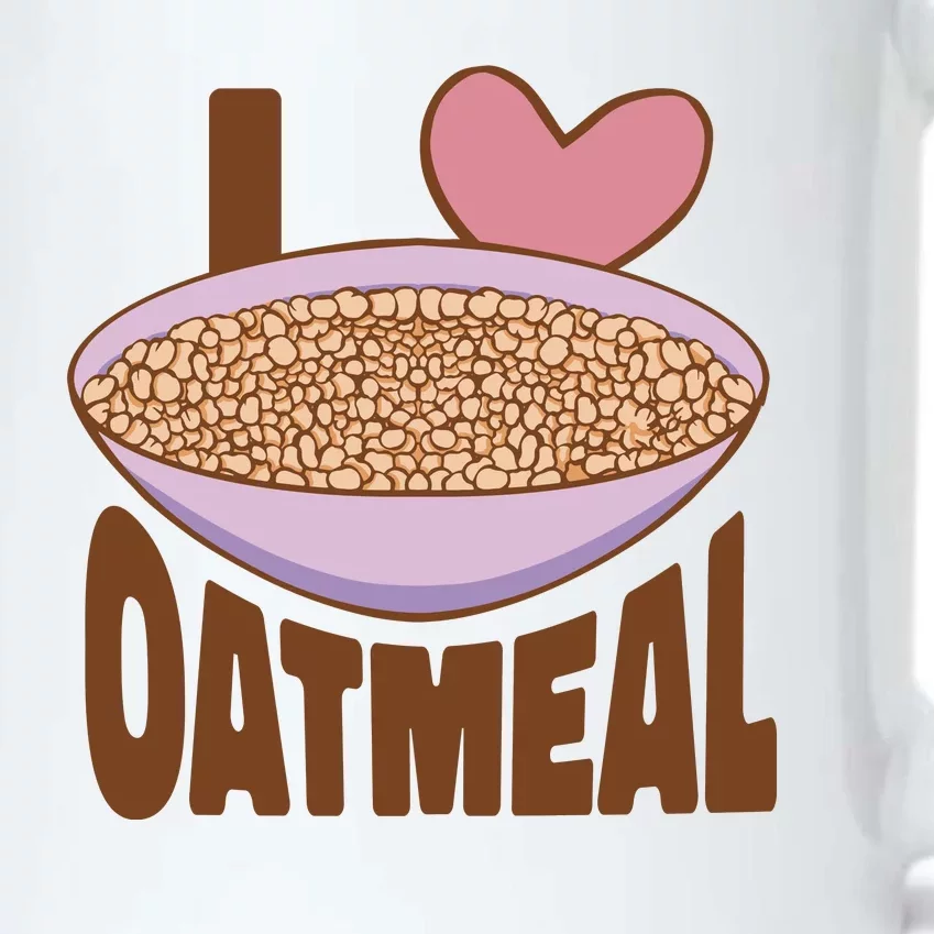 I Love Oatmeal Black Color Changing Mug