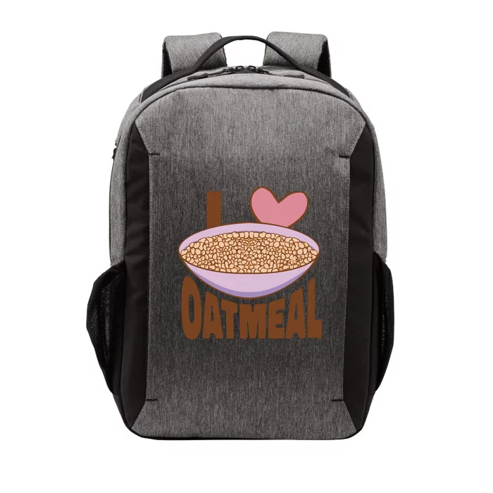 I Love Oatmeal Vector Backpack