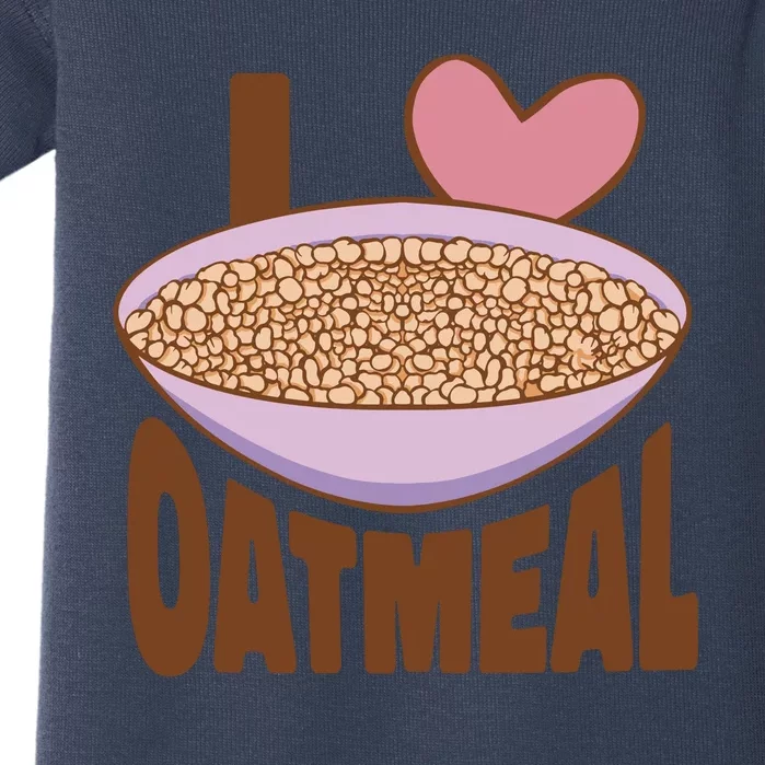 I Love Oatmeal Baby Bodysuit