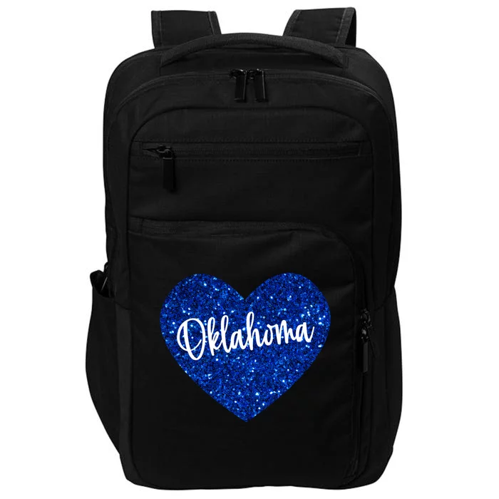 I Love Oklahoma Usa Heart Cute Gift Impact Tech Backpack