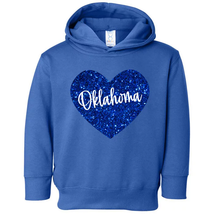 I Love Oklahoma Usa Heart Cute Gift Toddler Hoodie