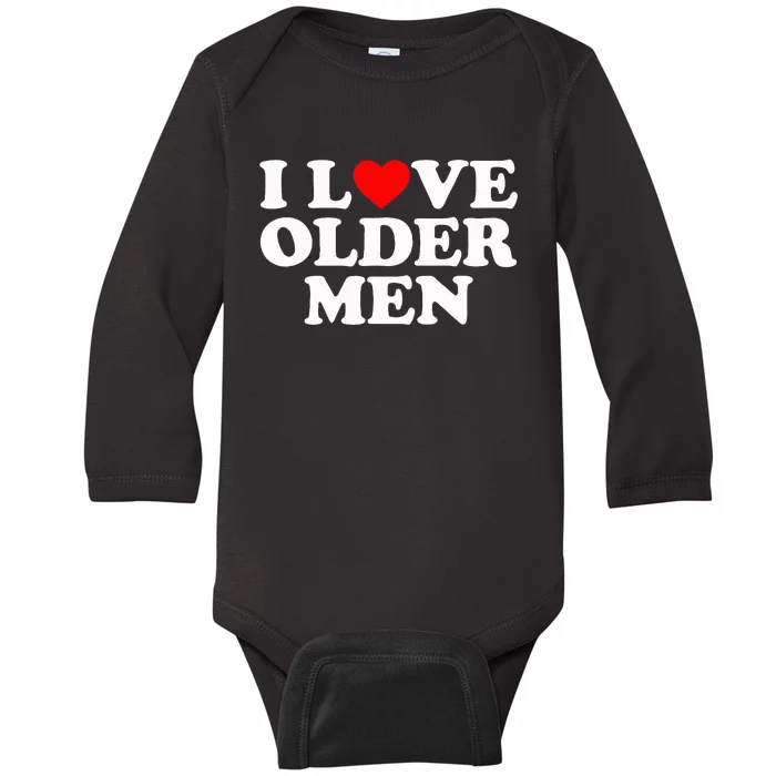 I Love Older Baby Long Sleeve Bodysuit