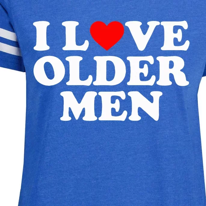 I Love Older Enza Ladies Jersey Football T-Shirt