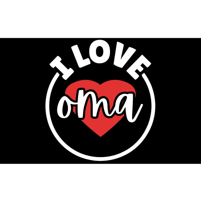 I Love Oma Bumper Sticker