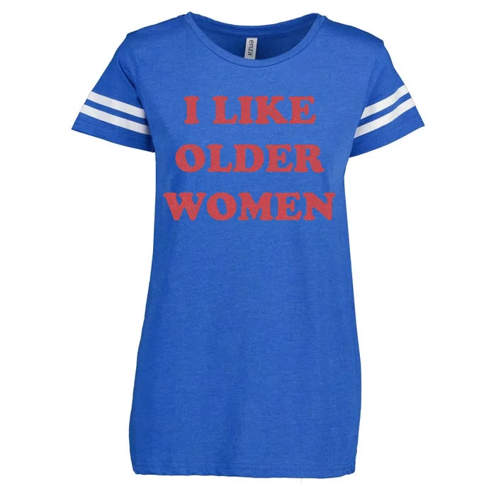 I Like Older Women Apparel Enza Ladies Jersey Football T-Shirt