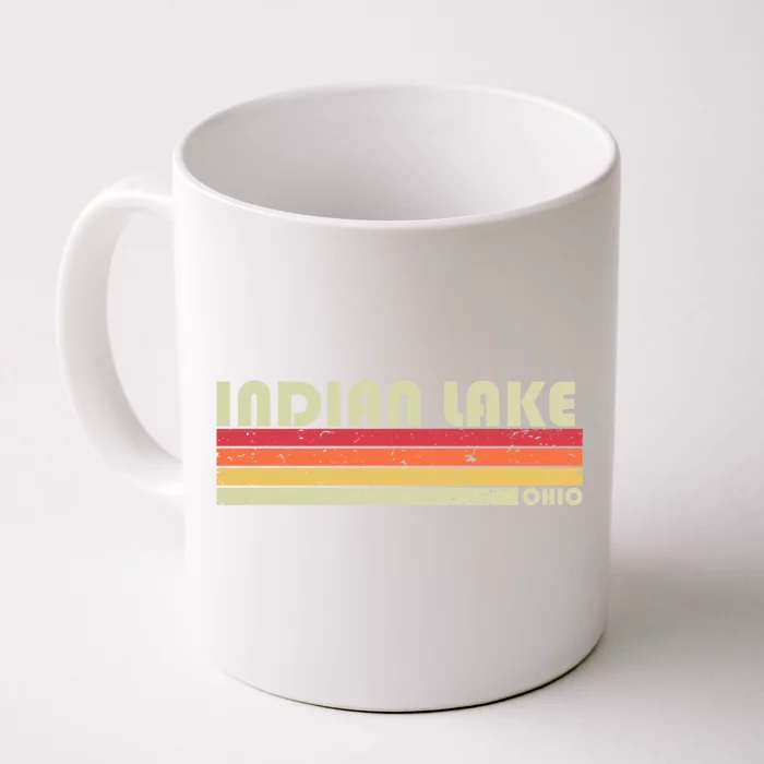 Indian Lake Ohio Funny Fishing Camping Summer Gift Great Gift Front & Back Coffee Mug