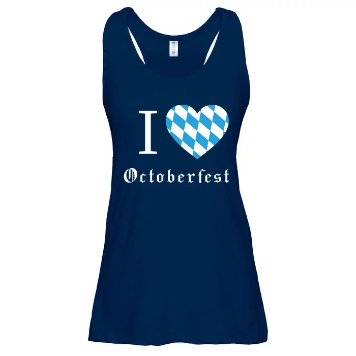 I Love Octoberfest Ladies Essential Flowy Tank