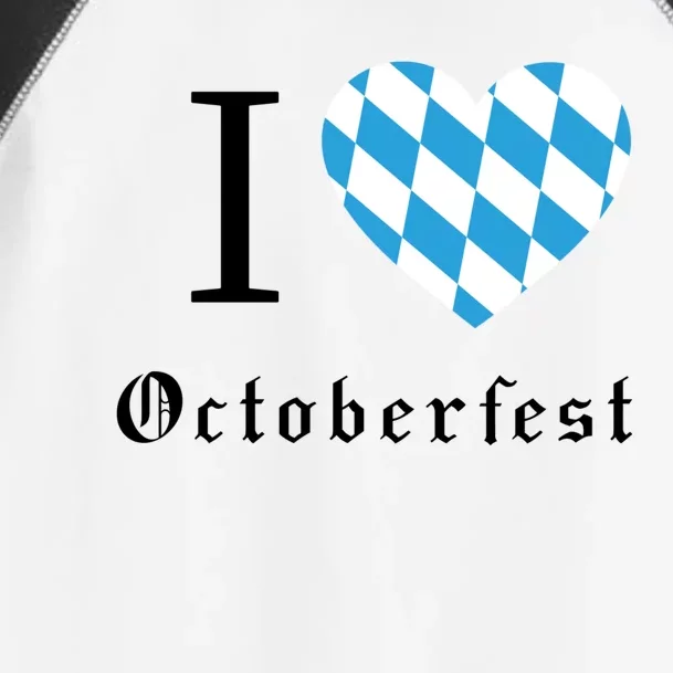 I Love Octoberfest Toddler Fine Jersey T-Shirt