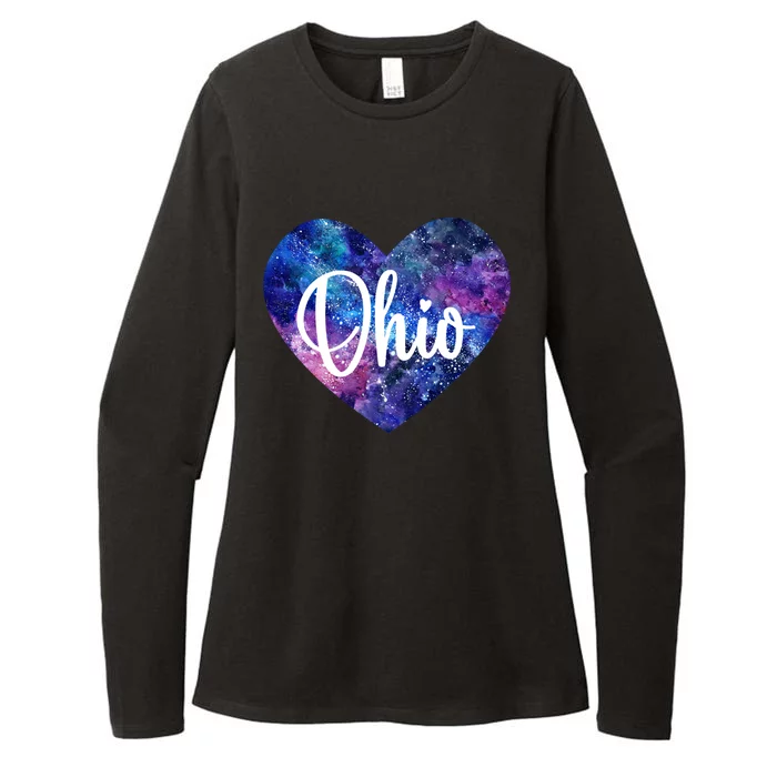 I Love Ohio Usa Gift Womens CVC Long Sleeve Shirt