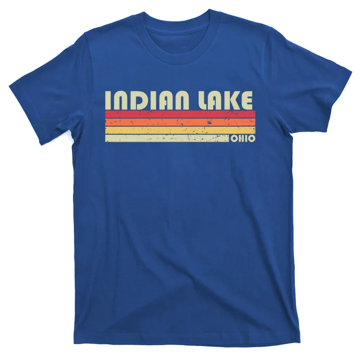 Indian Lake Ohio Funny Fishing Camping Summer Gift T-Shirt