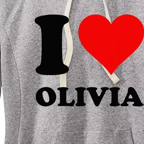 I Love Olivia Women's Fleece Hoodie