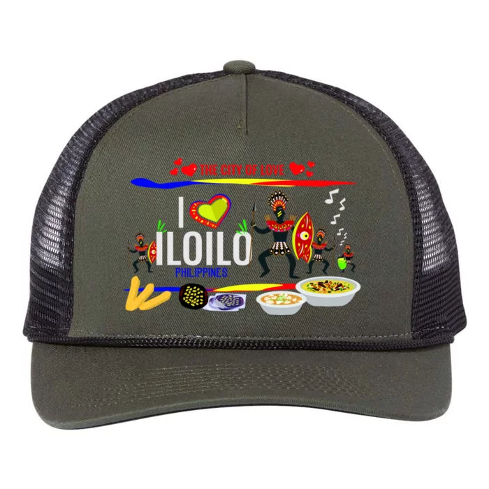 Iloilo Philippines Retro Rope Trucker Hat Cap