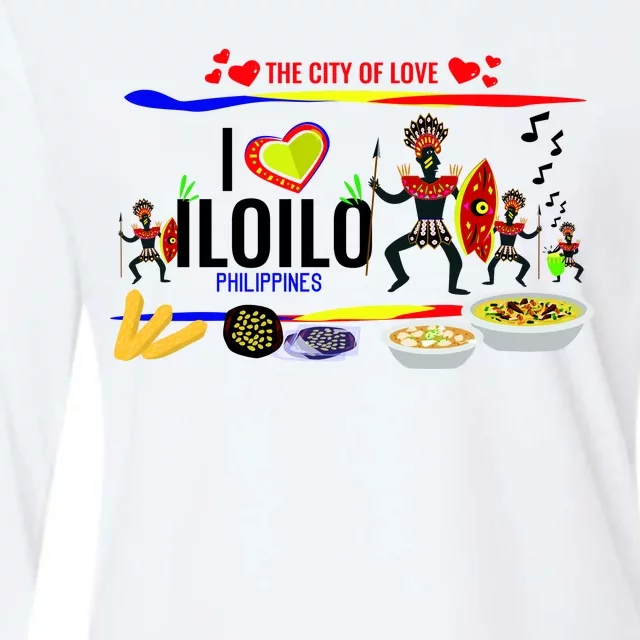 Iloilo Philippines Womens Cotton Relaxed Long Sleeve T-Shirt