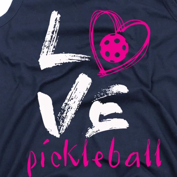 I Love Pickleball Meaningful Gift Funny Pickle Ball Tee For Player Cool Gift Tank Top