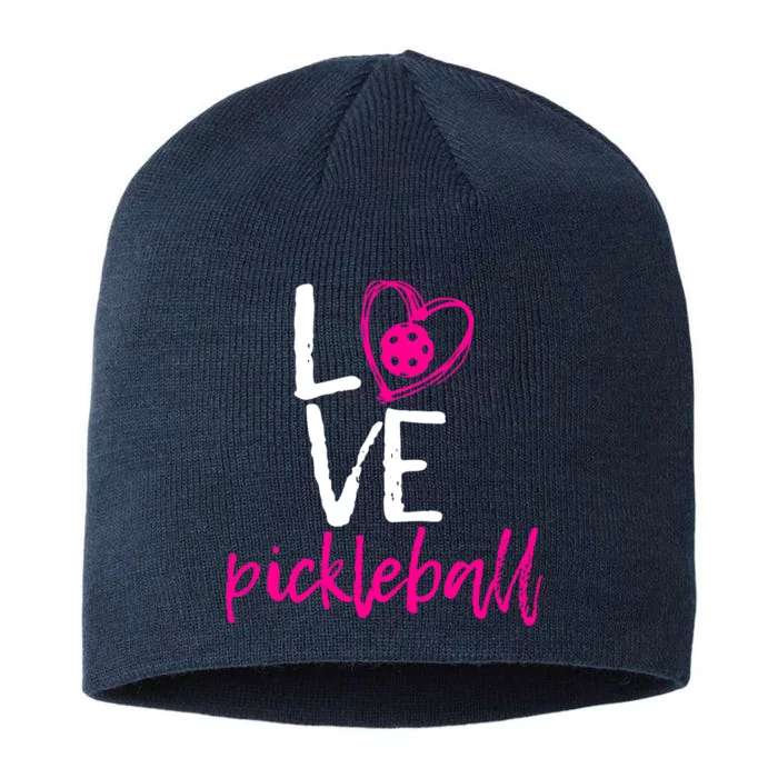 I Love Pickleball 8 1/2in Sustainable Knit Beanie