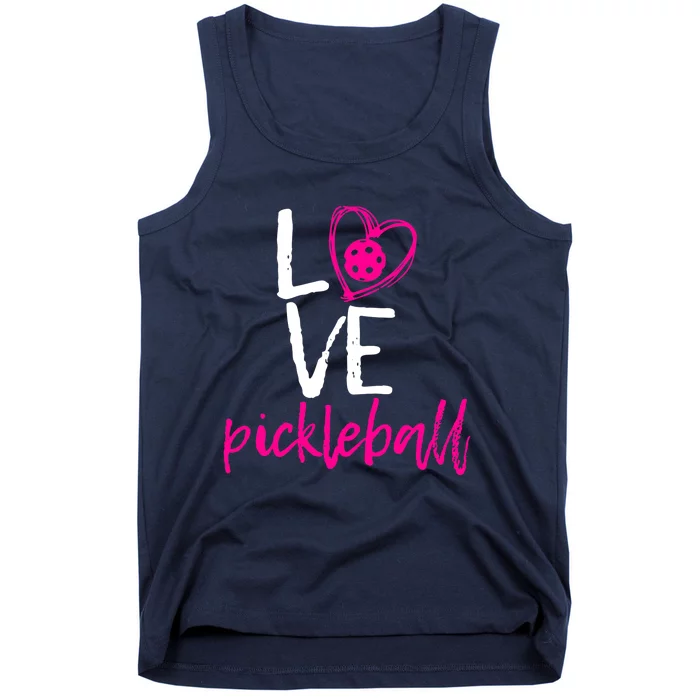 I Love Pickleball Tank Top