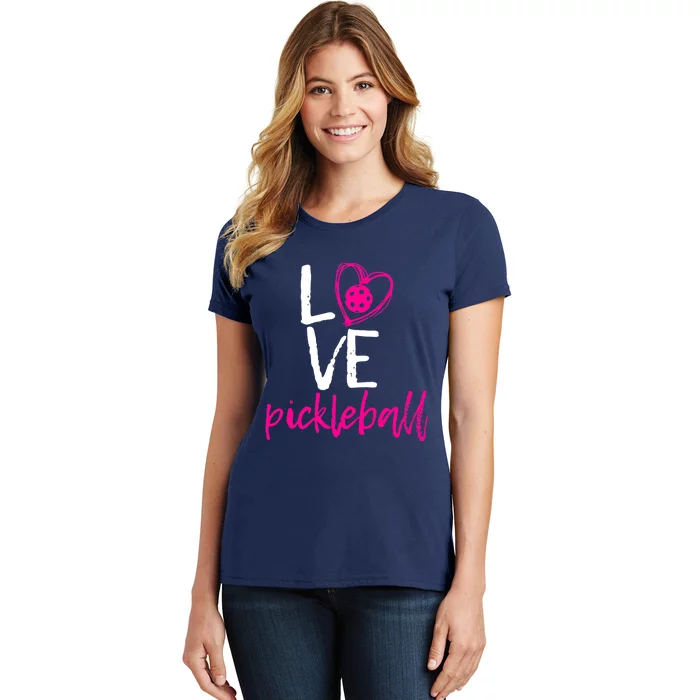 I Love Pickleball Women's T-Shirt