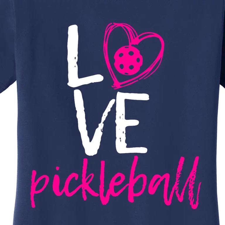 I Love Pickleball Women's T-Shirt