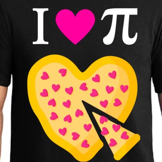 I Love Pi Valentine's Pizza Heart Math Teacher Pajama Set