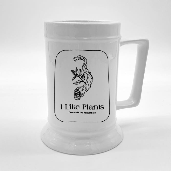 I Like Plants Front & Back Beer Stein