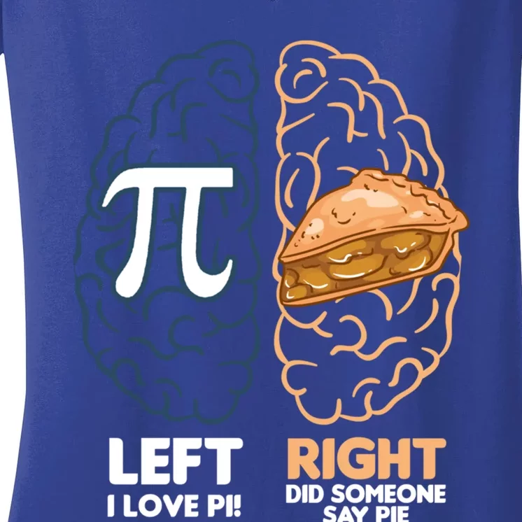 I Love Pie / Did Someone Say Pie / Apple Pie Funny Math Gift Women's V-Neck T-Shirt