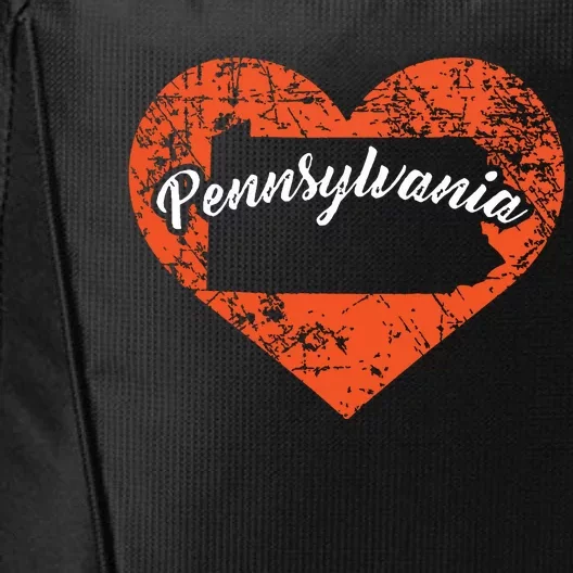 I Love Pennsylvania Funny Cute State Pride Heart Gift City Backpack