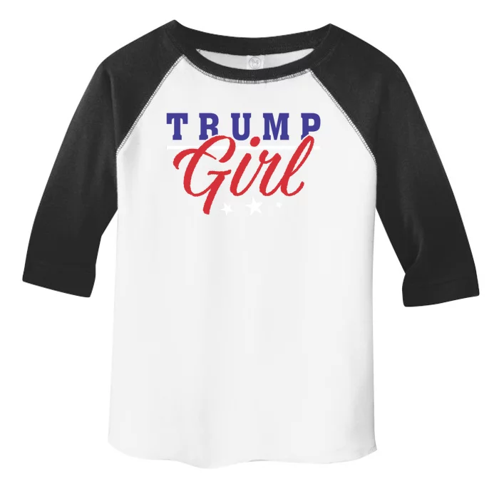 I Love President Donald Trump Support Campaign Election Gift Toddler Fine Jersey T-Shirt