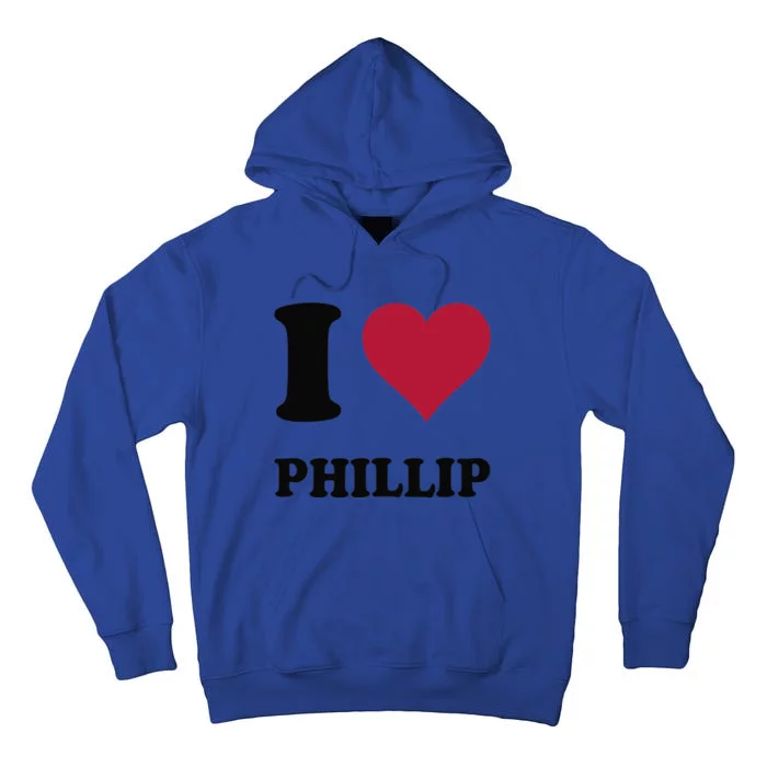 I Love Phillip Tall Hoodie