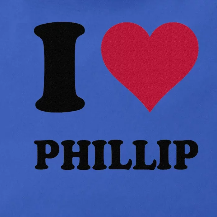 I Love Phillip Zip Tote Bag