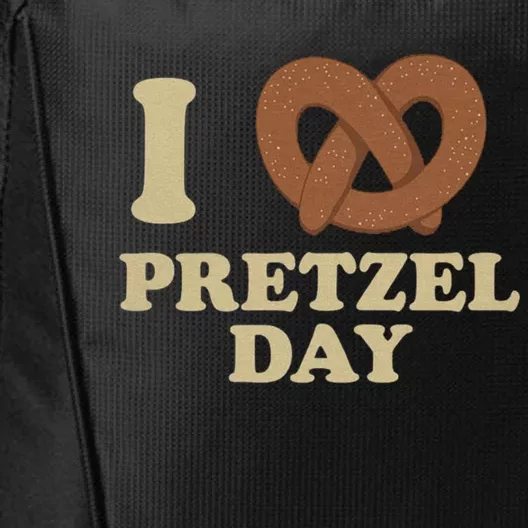 I Love Pretzel Daygift Funny Office Weargift Funny Funny Gift Meaningful Gift City Backpack