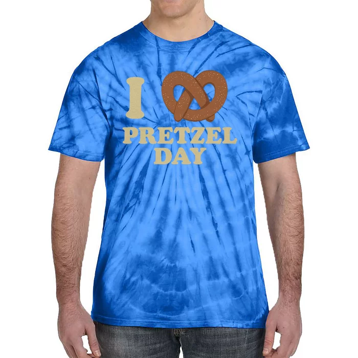 I Love Pretzel Daygift Funny Office Weargift Funny Funny Gift Meaningful Gift Tie-Dye T-Shirt