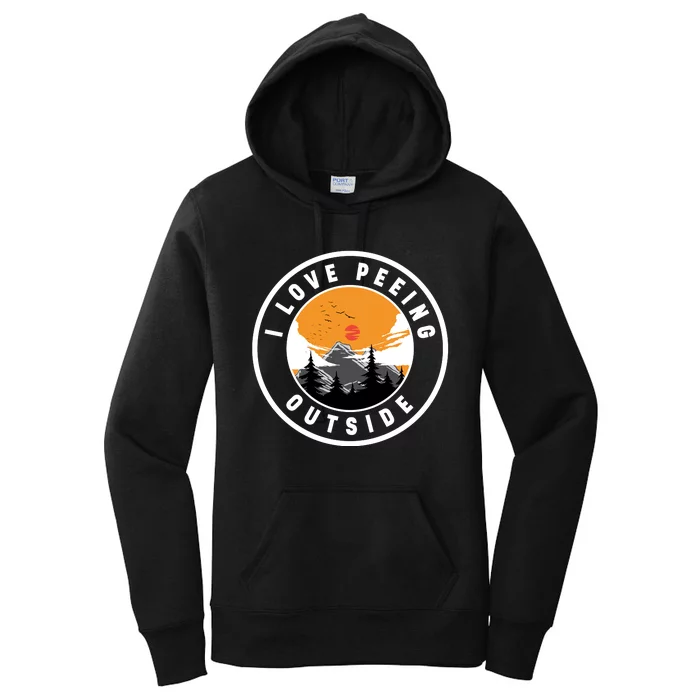 I Love Peeing Outside Women's Pullover Hoodie