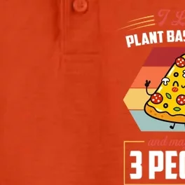 I Like Plant Based Pizza And Maybe Like 3 People Gift Dry Zone Grid Performance Polo