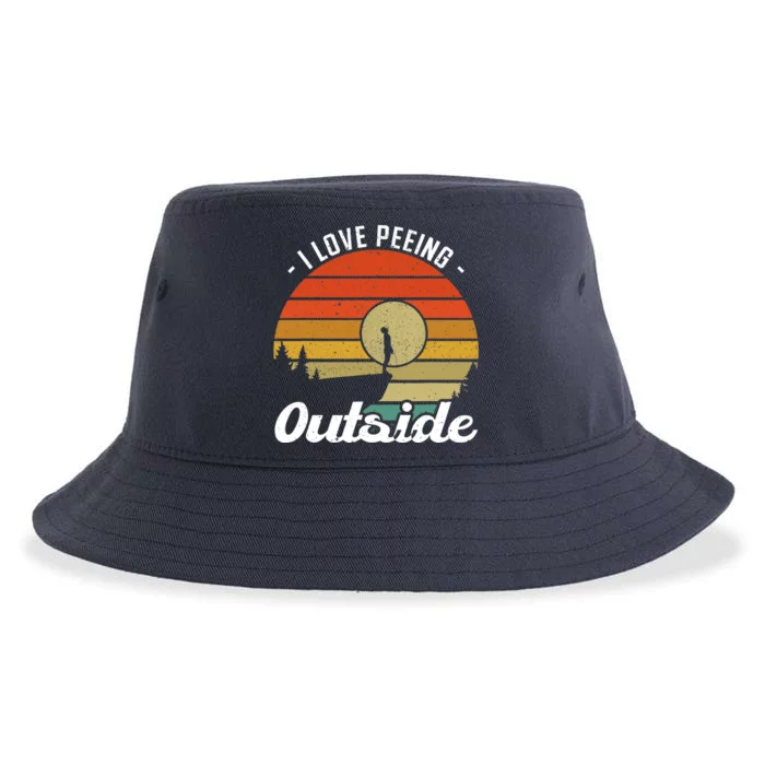 I Love Peeing Outside - Camper and Hiker Sustainable Bucket Hat