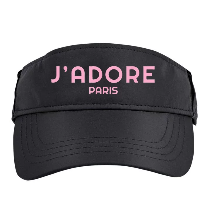 I Love Paris Frensh Saying Jadore Paris Adult Drive Performance Visor