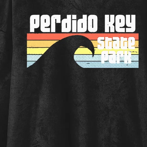 I Love Perdido Key State Park Beach Florida Fl Hooded Wearable Blanket