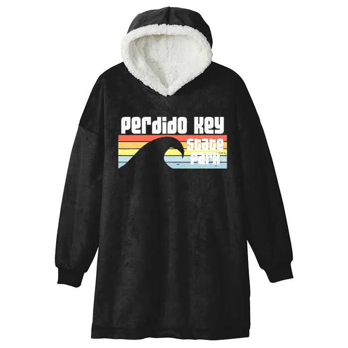 I Love Perdido Key State Park Beach Florida Fl Hooded Wearable Blanket